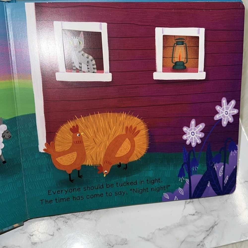 Night Night Farm Children's Book glow in the dark - Picture 3 of 16